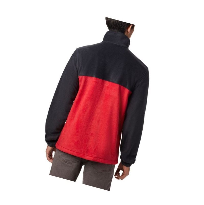 Columbia Steens Mountain 2.0 Full Zip Fleece Mont Erkek Siyah Mavi Kırmızı | 48921-TWMJ