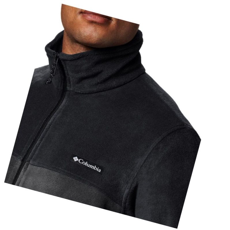 Columbia Steens Mountain 2.0 Full Zip Fleece Big Mont Erkek Siyah Koyu Gri | 13950-JGOK