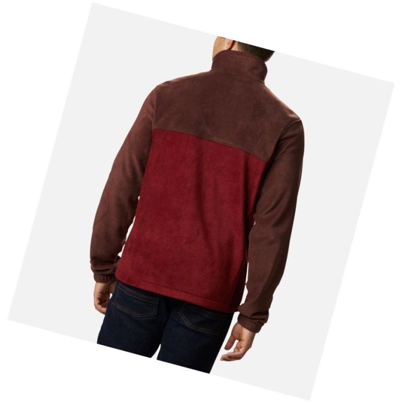 Columbia Steens Mountain 2.0 Full Zip Fleece Big Mont Erkek Kırmızı | 87601-HMYE