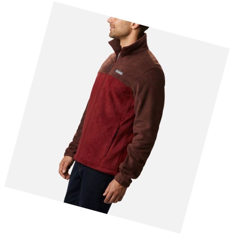 Columbia Steens Mountain 2.0 Full Zip Fleece Big Mont Erkek Kırmızı | 87601-HMYE