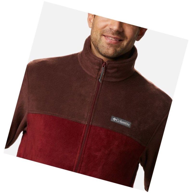 Columbia Steens Mountain 2.0 Full Zip Fleece Big Mont Erkek Kırmızı | 87601-HMYE