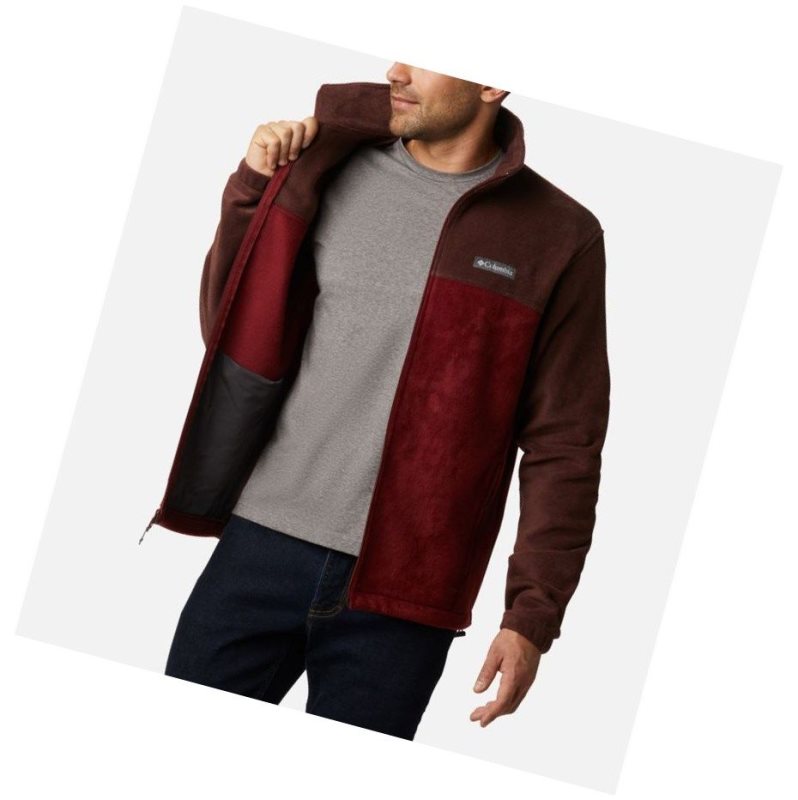 Columbia Steens Mountain 2.0 Full Zip Fleece Big Mont Erkek Kırmızı | 87601-HMYE