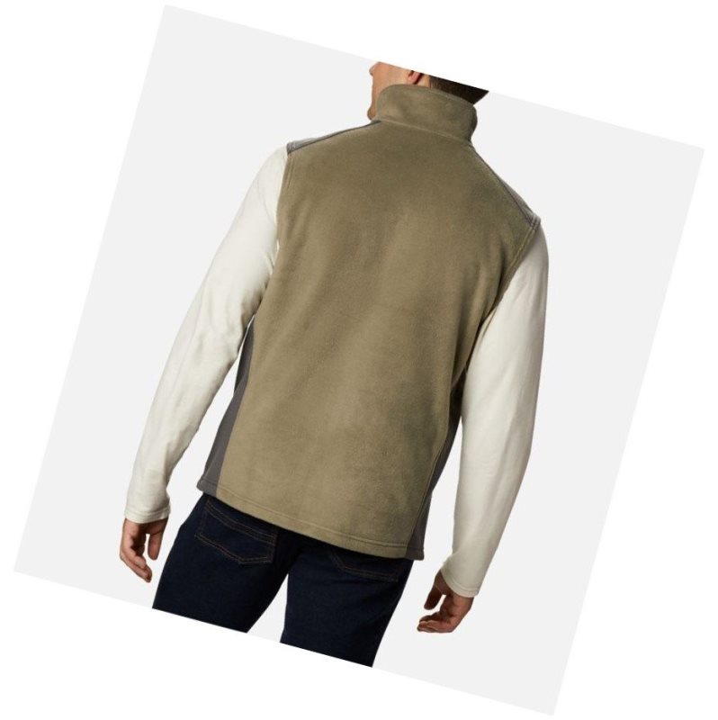 Columbia Steens Mountain Fleece Yelek Erkek Gri Yeşil | 81305-KWJU
