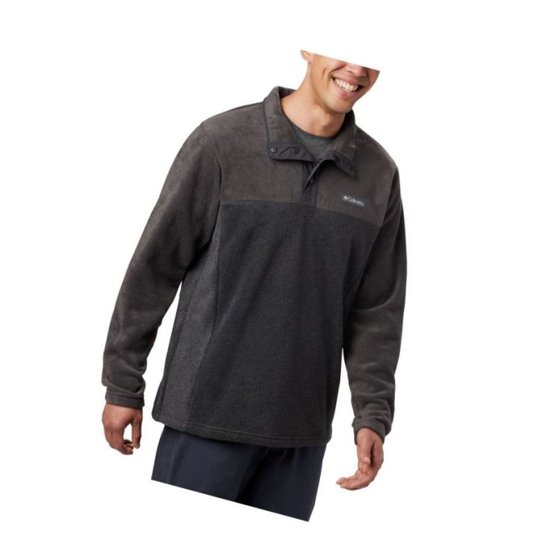 Columbia Steens Mountain Half Snap Fleece Big Sweatshirt Erkek Gri | 71580-YUSQ
