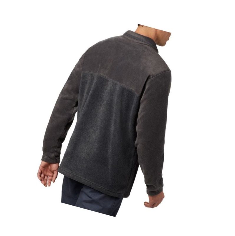 Columbia Steens Mountain Half Snap Fleece Big Sweatshirt Erkek Gri | 71580-YUSQ