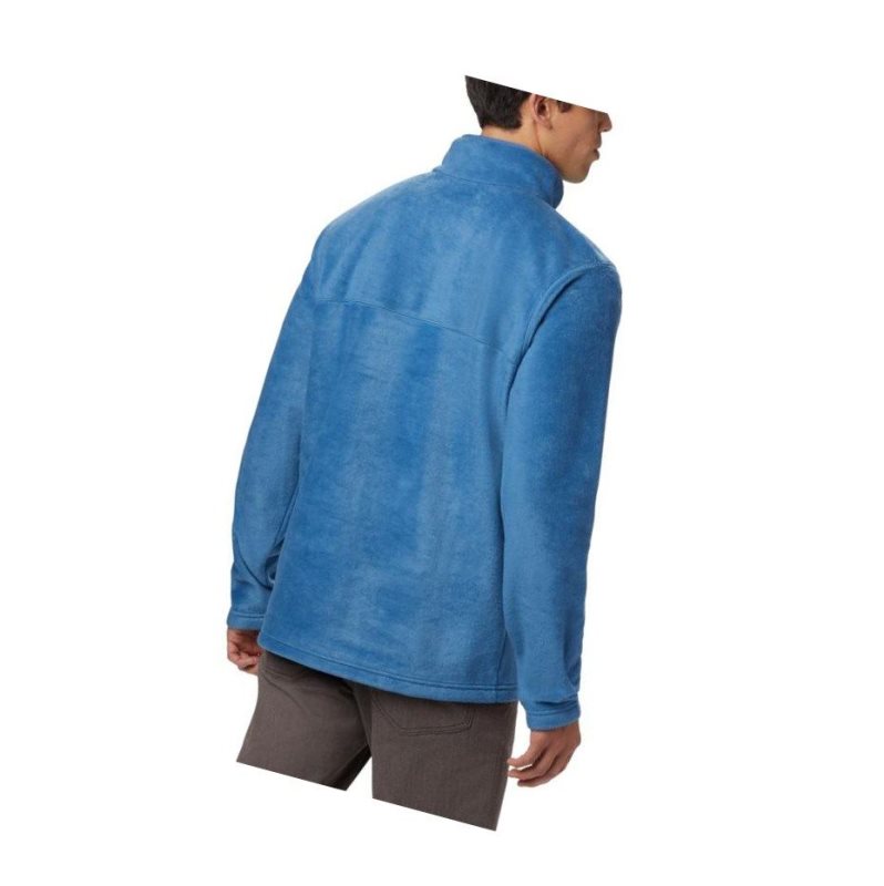 Columbia Steens Mountain Half Snap Fleece Big Sweatshirt Erkek Mavi | 20935-IPUX
