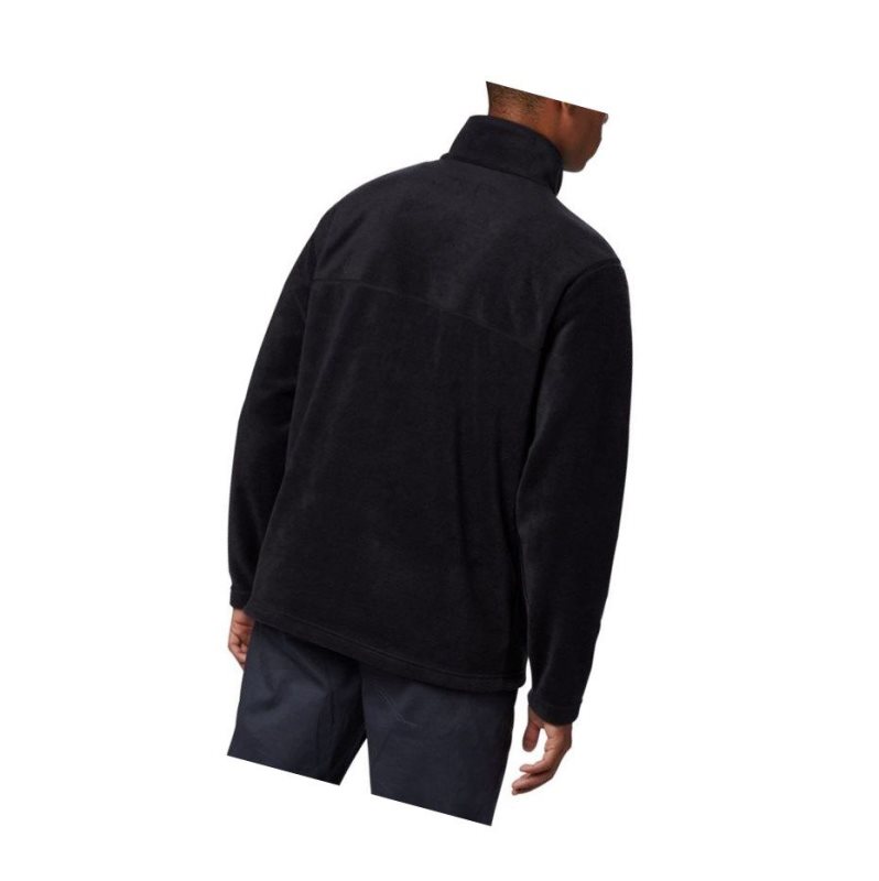 Columbia Steens Mountain Half Snap Fleece Sweatshirt Erkek Siyah | 10279-HPWT