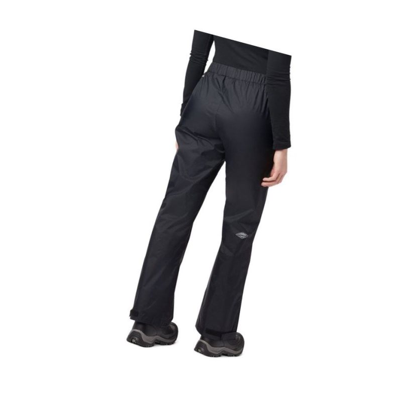 Columbia Storm Surge Rain Pantolon Kadın Siyah | 74289-LYIX