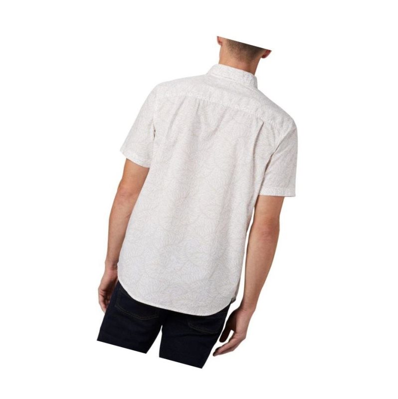 Columbia Summer Chill Short Sleeve Gömlek Erkek Beyaz | 60132-RLNM