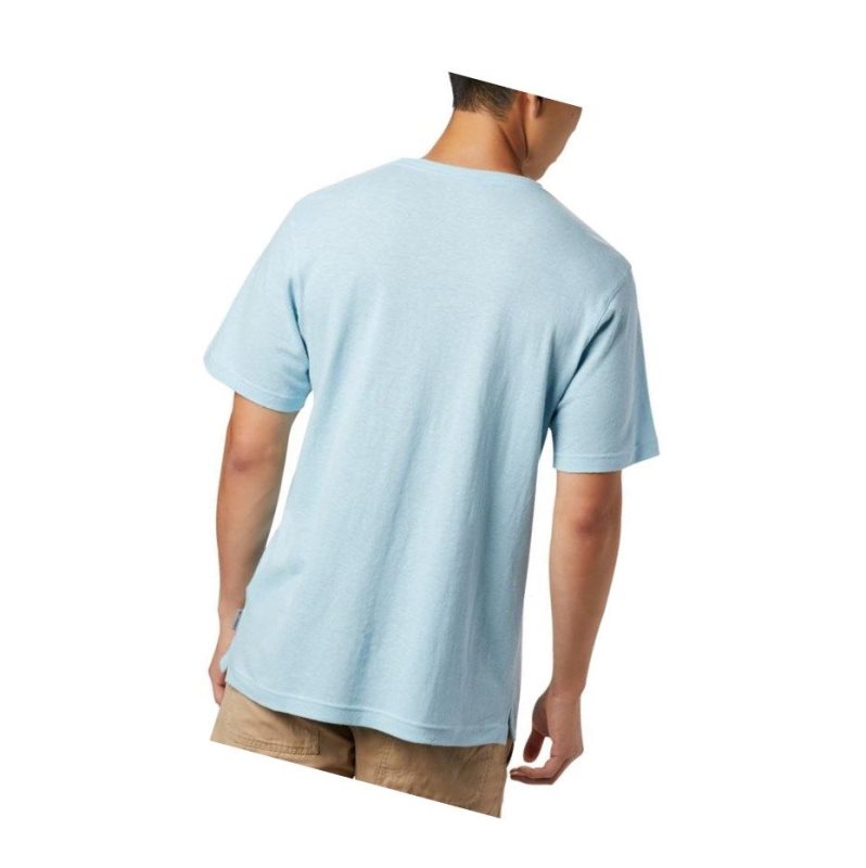 Columbia Summer Chill Short Sleeve Tişört Erkek Mavi | 30124-DQLA