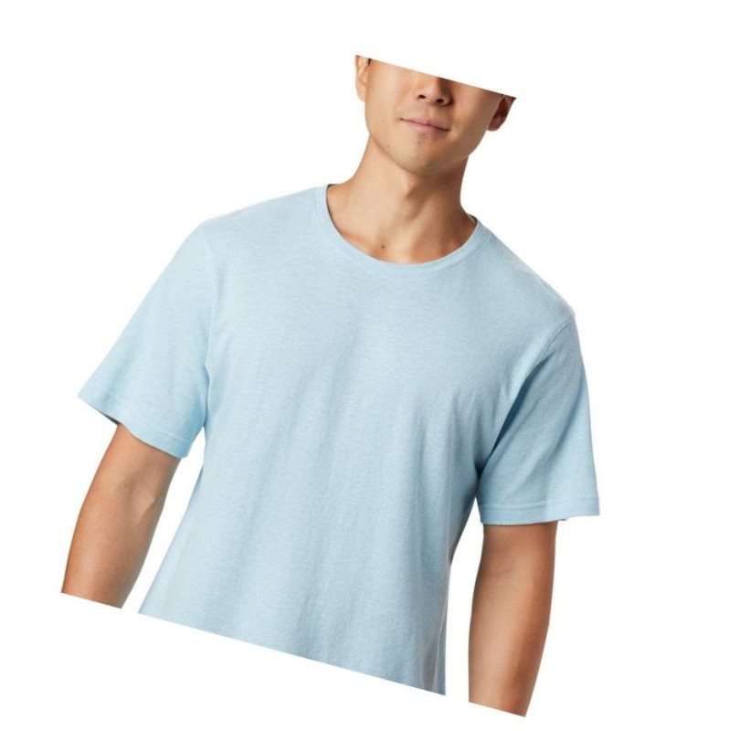 Columbia Summer Chill Short Sleeve Tişört Erkek Mavi | 30124-DQLA