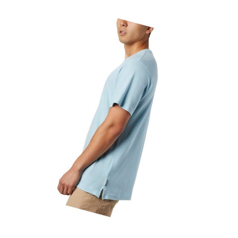 Columbia Summer Chill Short Sleeve Tişört Erkek Mavi | 30124-DQLA