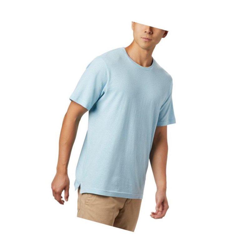 Columbia Summer Chill Short Sleeve Tişört Erkek Mavi | 30124-DQLA
