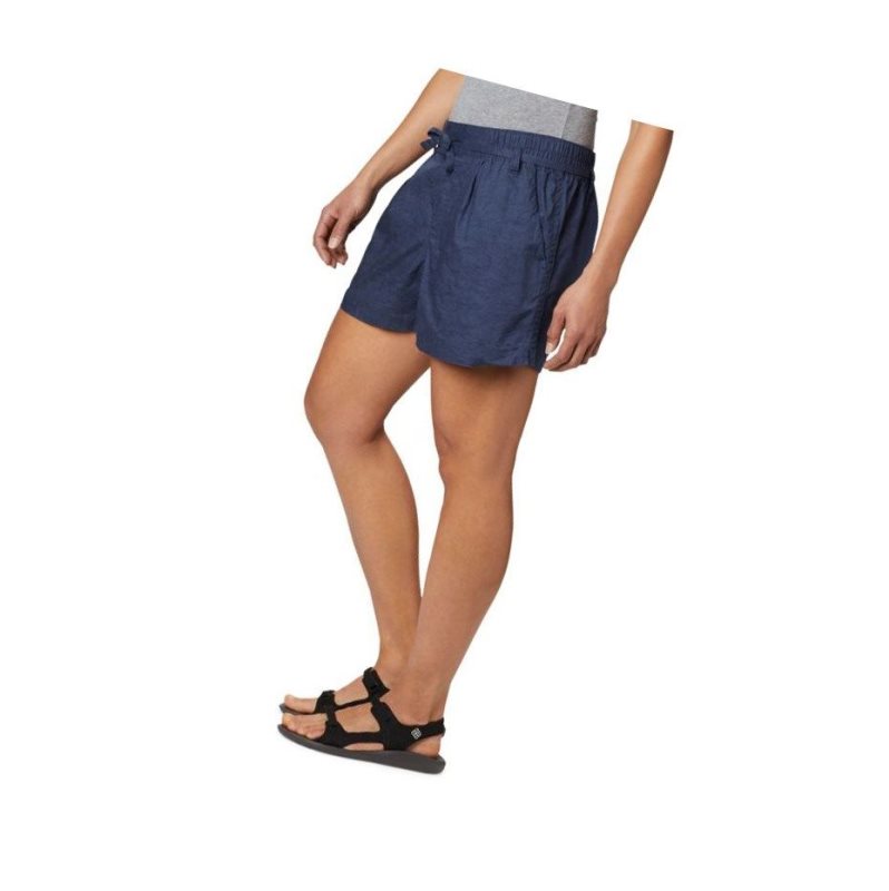 Columbia Summer Chill Şort Kadın Lacivert | 43659-PQEM