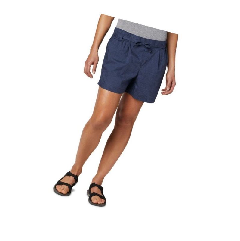 Columbia Summer Chill Şort Kadın Lacivert | 43659-PQEM