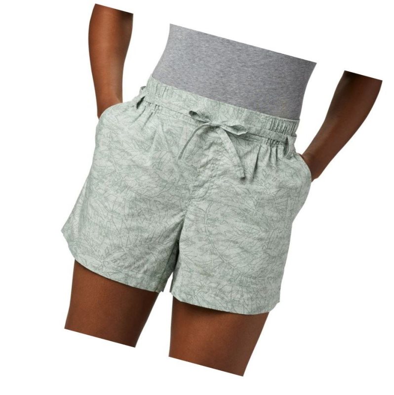 Columbia Summer Chill Şort Kadın Yeşil | 68275-RDPG