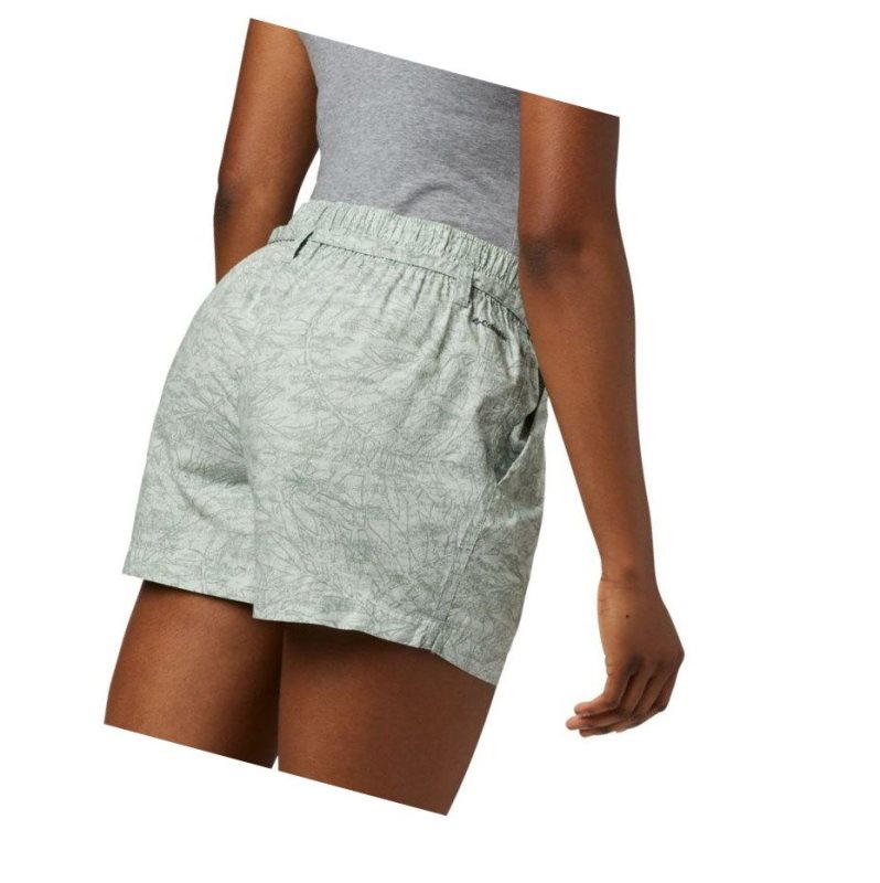 Columbia Summer Chill Şort Kadın Yeşil | 68275-RDPG