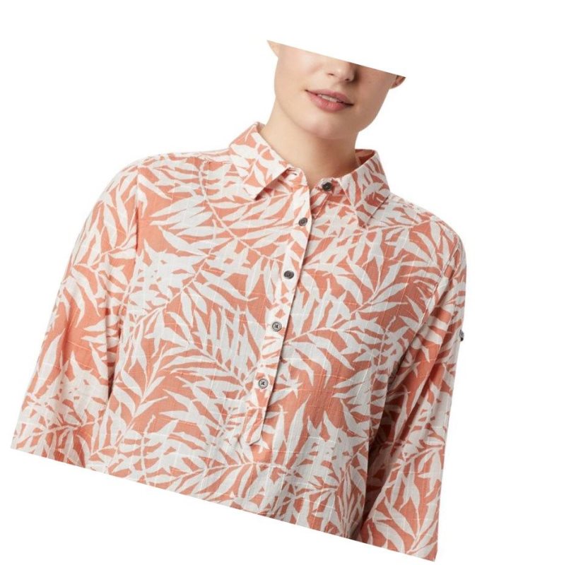 Columbia Summer Ease Popover Tunic Gömlek Kadın Turuncu | 81629-TSLU