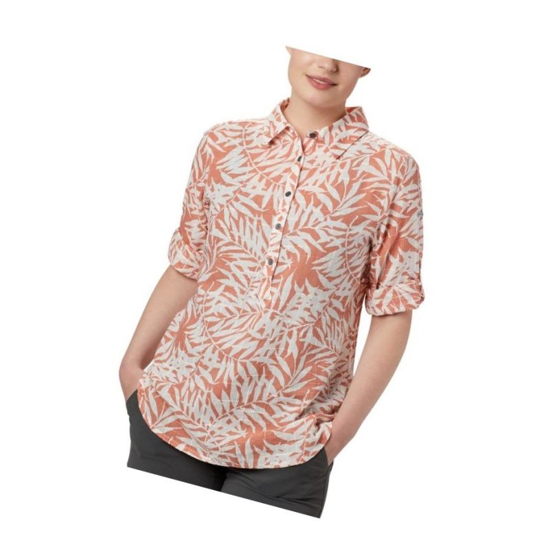 Columbia Summer Ease Popover Tunic Gömlek Kadın Turuncu | 81629-TSLU
