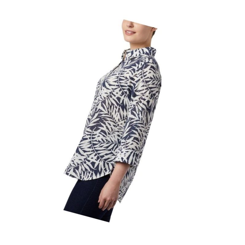 Columbia Summer Ease Popover Tunic Gömlek Kadın Lacivert | 25317-HAUL