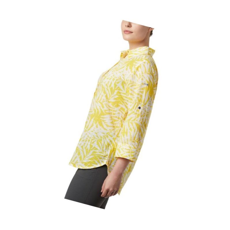 Columbia Summer Ease Popover Tunic Gömlek Kadın Sarı | 17036-EMWI