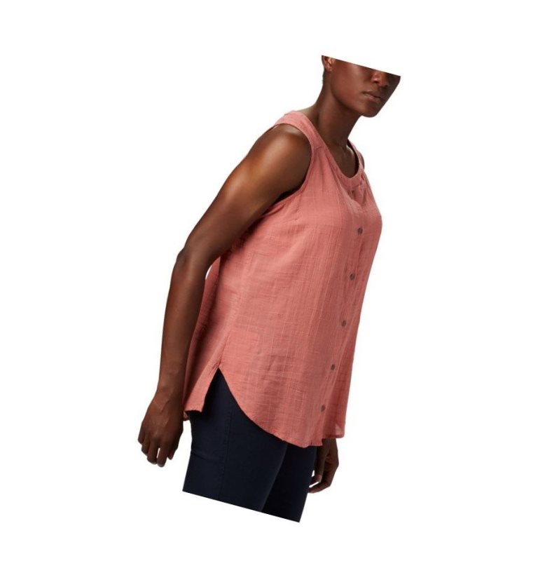 Columbia Summer Ease Sleeveless Gömlek Kadın Koyu Mercan | 96213-RYXZ