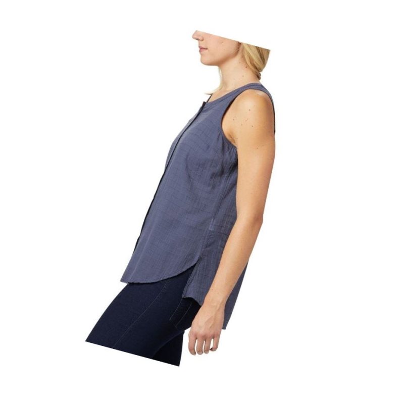 Columbia Summer Ease Sleeveless Gömlek Kadın Lacivert | 68025-DGZI