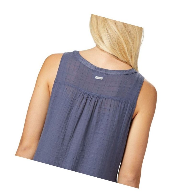 Columbia Summer Ease Sleeveless Gömlek Kadın Lacivert | 68025-DGZI