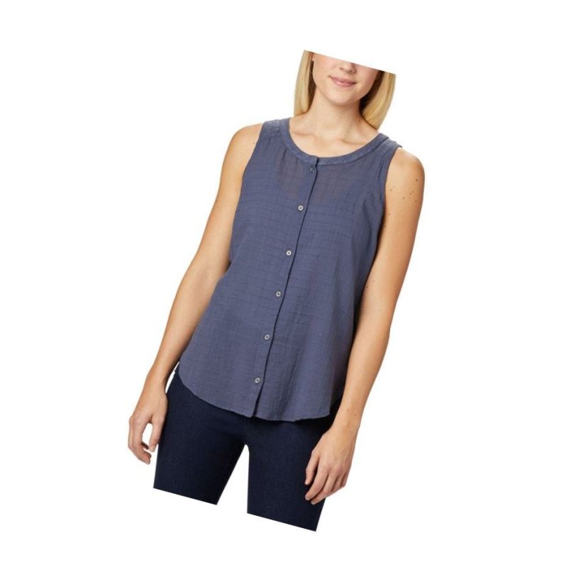 Columbia Summer Ease Sleeveless Gömlek Kadın Lacivert | 68025-DGZI