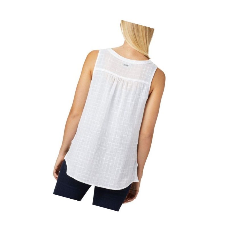 Columbia Summer Ease Sleeveless Gömlek Kadın Beyaz | 31204-ZQVB