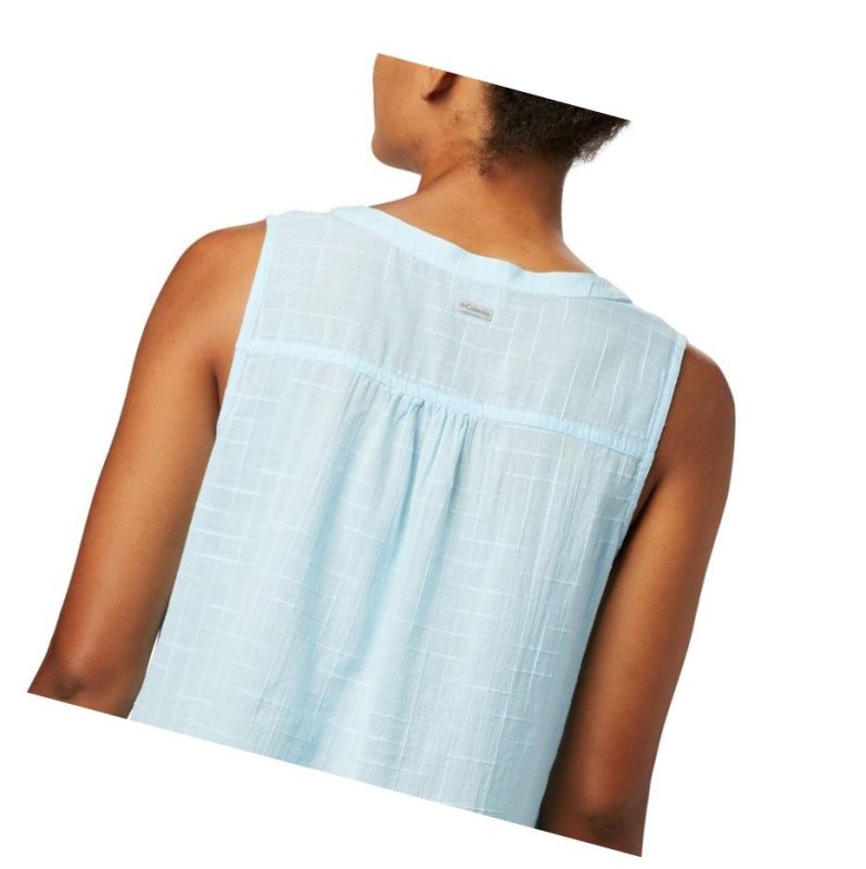Columbia Summer Ease Sleeveless Gömlek Kadın Mavi | 20783-DTSA