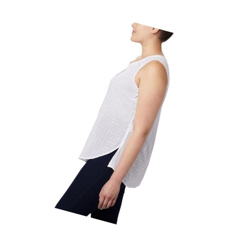 Columbia Summer Ease Sleeveless Plus Size Gömlek Kadın Beyaz | 08254-SJWG