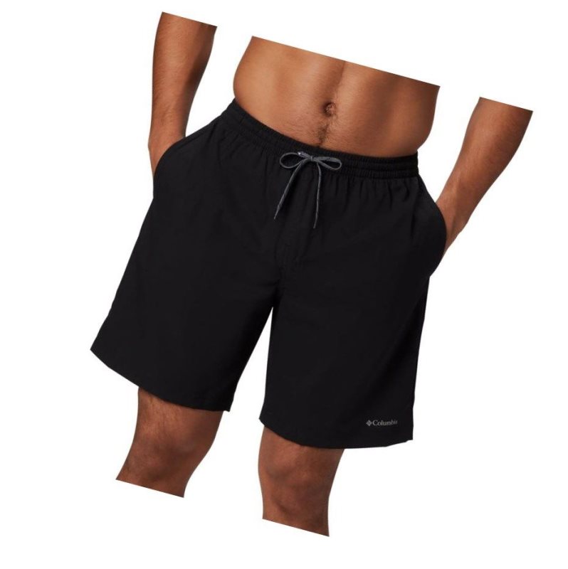 Columbia Summertide Stretch Big Şort Erkek Siyah | 05741-BHLI