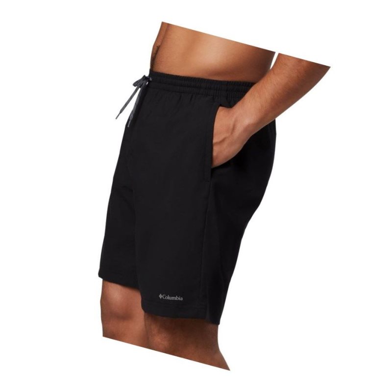 Columbia Summertide Stretch Big Şort Erkek Siyah | 05741-BHLI