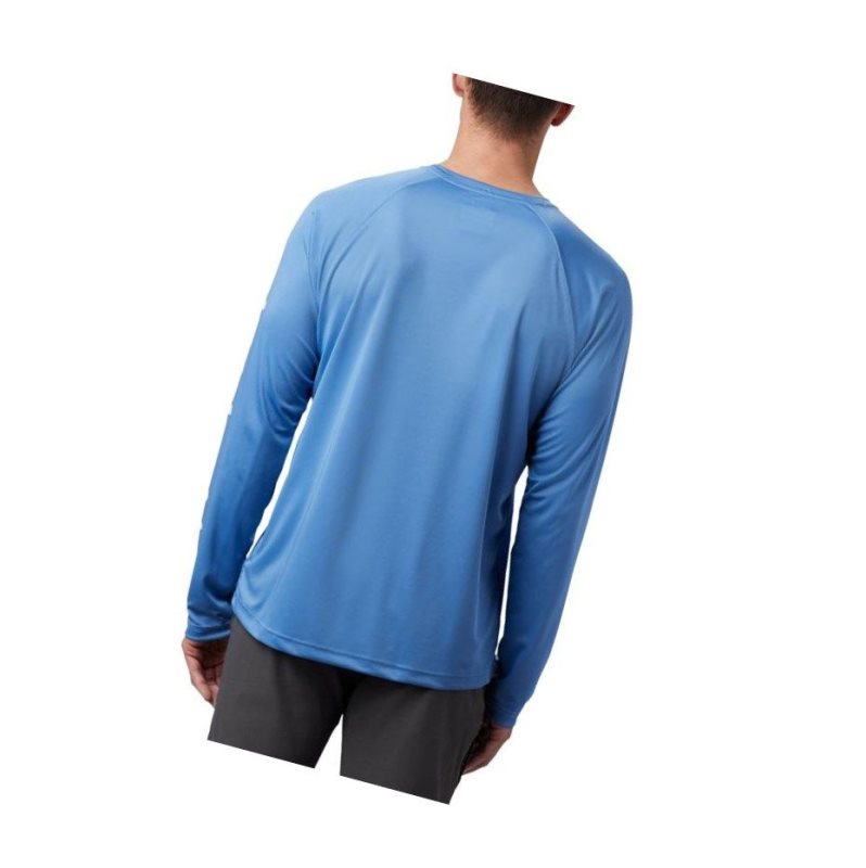Columbia Summit Sands Long Sleeve Sweatshirt Erkek Mavi | 84510-AYWR