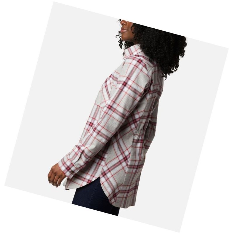 Columbia Sunday Summit Plaid Tunic Gömlek Kadın Kırmızı | 92703-WFCO
