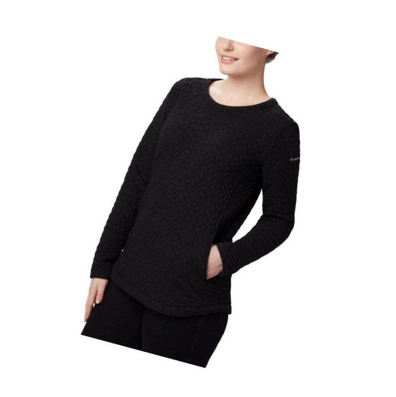 Columbia Sunday Summit Top Sweatshirt Kadın Siyah | 12045-SDNL