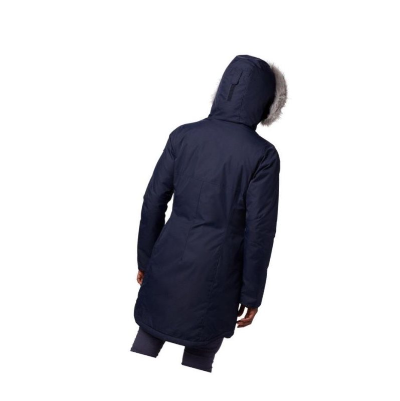 Columbia Suttle Mountain Long Insulated Mont Kadın Lacivert | 93872-BGNZ