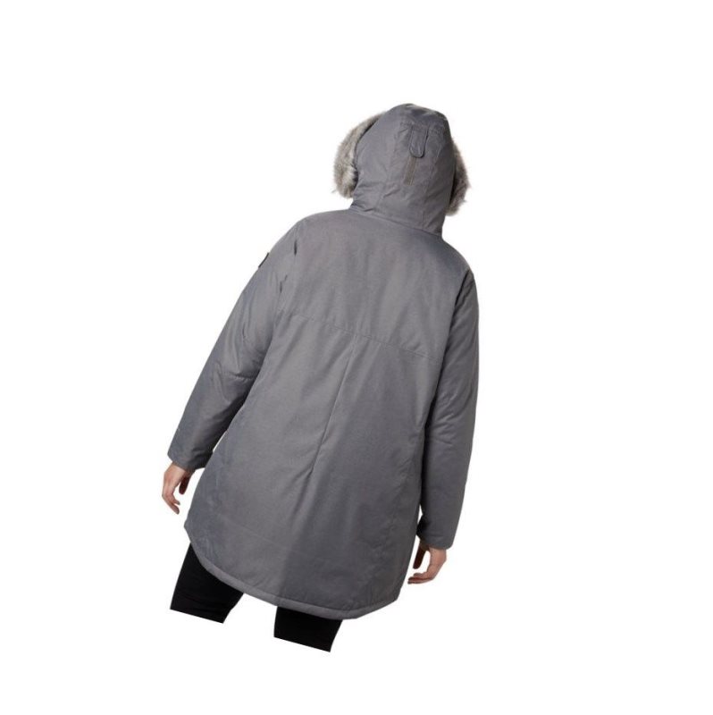 Columbia Suttle Mountain Long Insulated Plus Size Mont Kadın Gri | 10745-XIRB