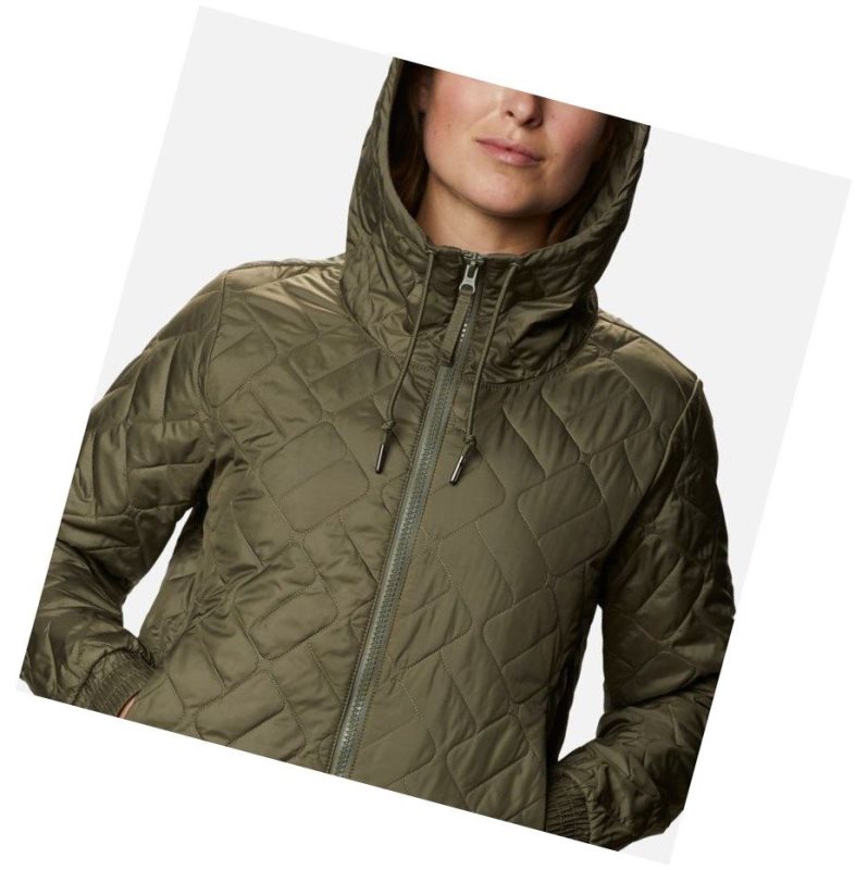 Columbia Sweet View Insulated Bomber Mont Kadın Gri Yeşil | 34027-TCGE