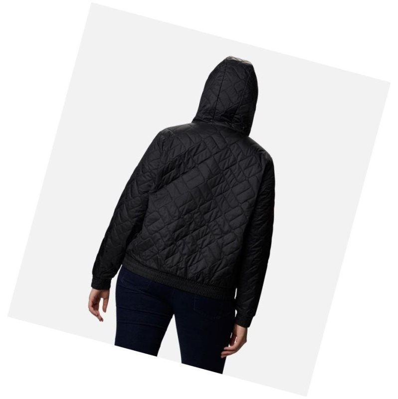 Columbia Sweet View Insulated Bomber Plus Size Mont Kadın Siyah | 79184-HZRU