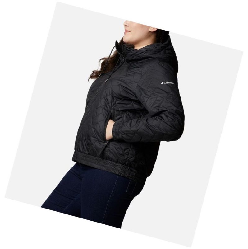 Columbia Sweet View Insulated Bomber Plus Size Mont Kadın Siyah | 79184-HZRU