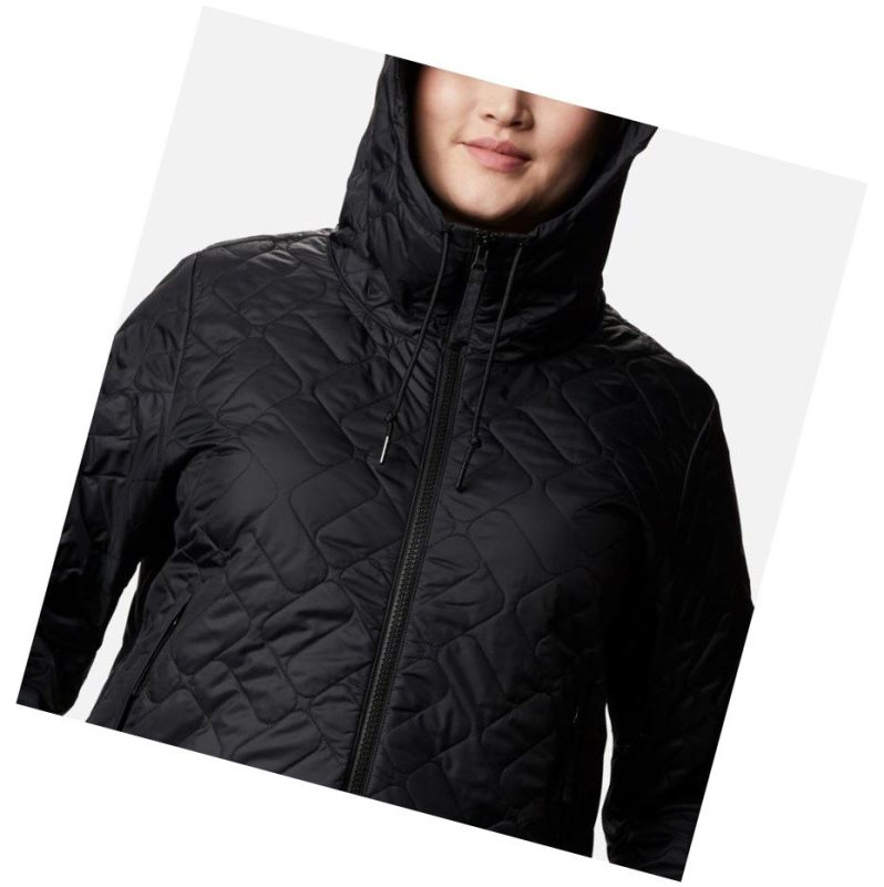 Columbia Sweet View Insulated Bomber Plus Size Mont Kadın Siyah | 79184-HZRU