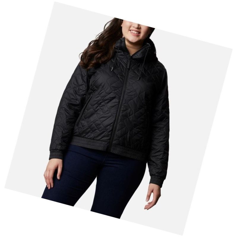 Columbia Sweet View Insulated Bomber Plus Size Mont Kadın Siyah | 79184-HZRU