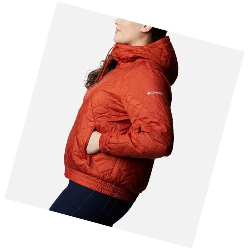 Columbia Sweet View Insulated Bomber Plus Size Mont Kadın Bordo | 51079-IOWA