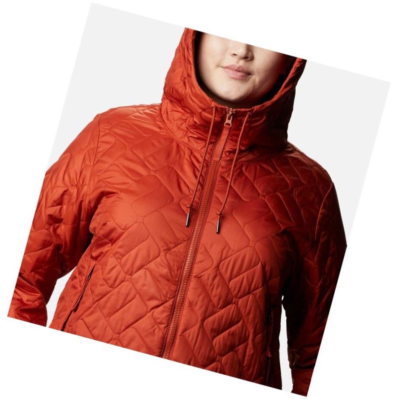 Columbia Sweet View Insulated Bomber Plus Size Mont Kadın Bordo | 51079-IOWA