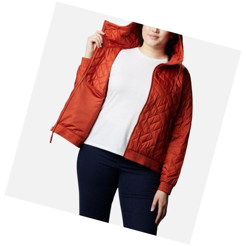 Columbia Sweet View Insulated Bomber Plus Size Mont Kadın Bordo | 51079-IOWA