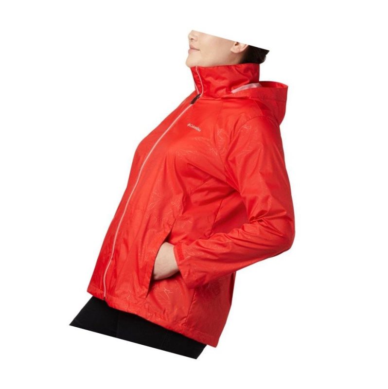Columbia Switchback III Printed Plus Size Mont Kadın Turuncu | 84365-TLJW