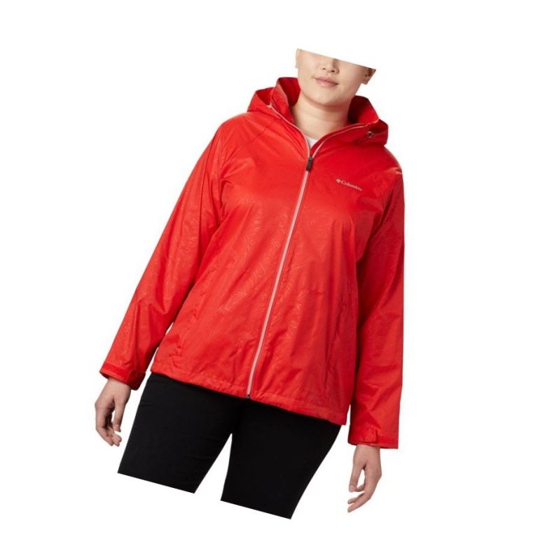Columbia Switchback III Printed Plus Size Mont Kadın Turuncu | 84365-TLJW