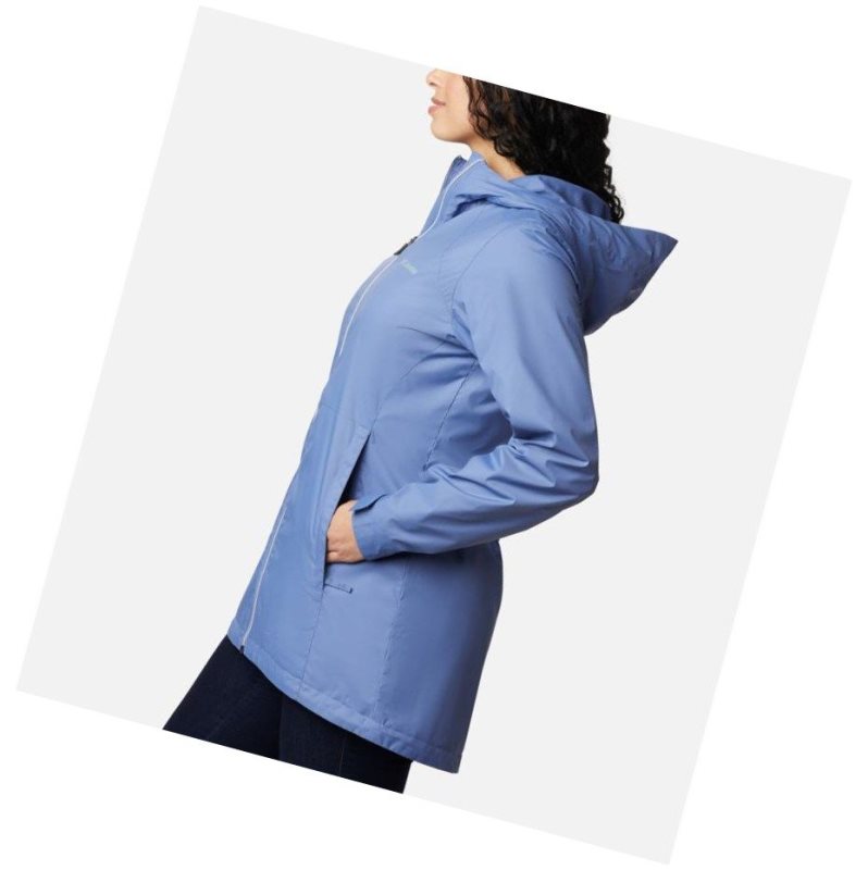 Columbia Switchback Lined Long Mont Kadın Mavi | 96580-DZVF